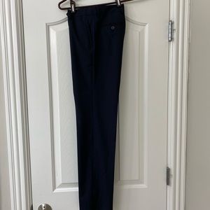 Nordstrom Boy’s Size 14, Navy Blue Dress Pants, Unfinished Hem.  New Never worn.
